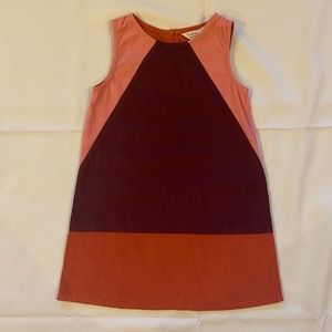 Girls color block corduroy jumper size 3